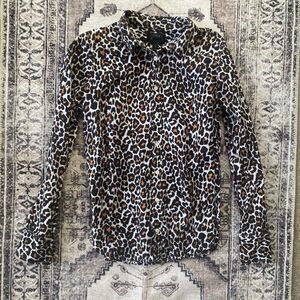 J Crew Linen Dress Top Button Up size 8